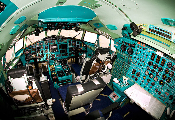 Кабина экипажа Ту 154 Кабита экипажа Ту 154