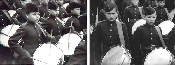 Юные барабанщики Парада Победы