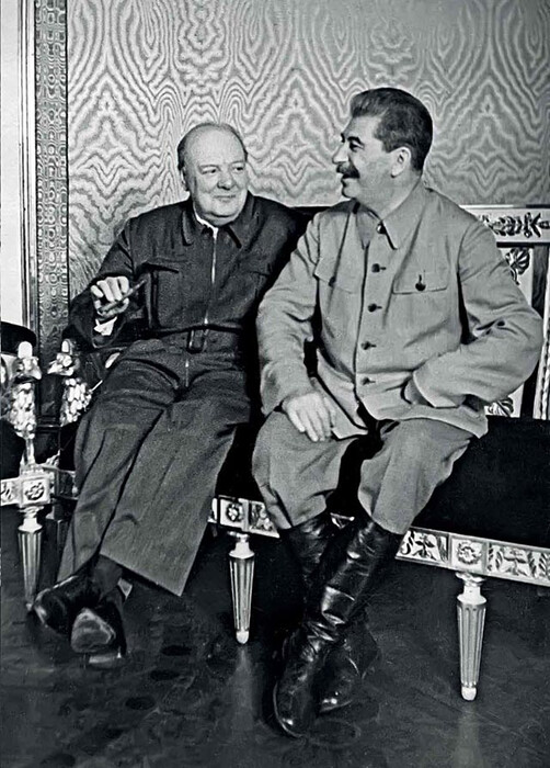 Сталин и Черчилль