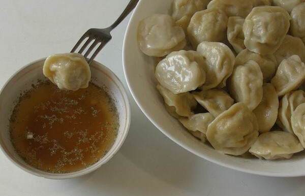 Пельмени с уксусом Пельмени с уксусом