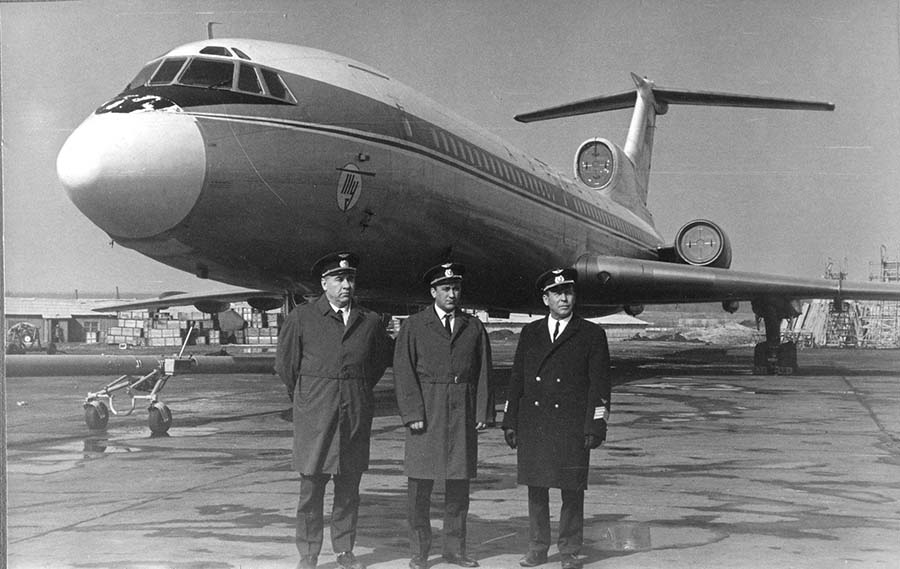 Авиация СССР. Самолет Ту-154