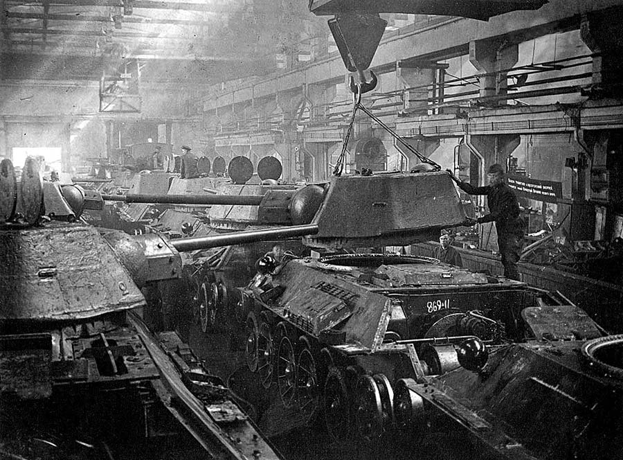 Сборка танка Т-34