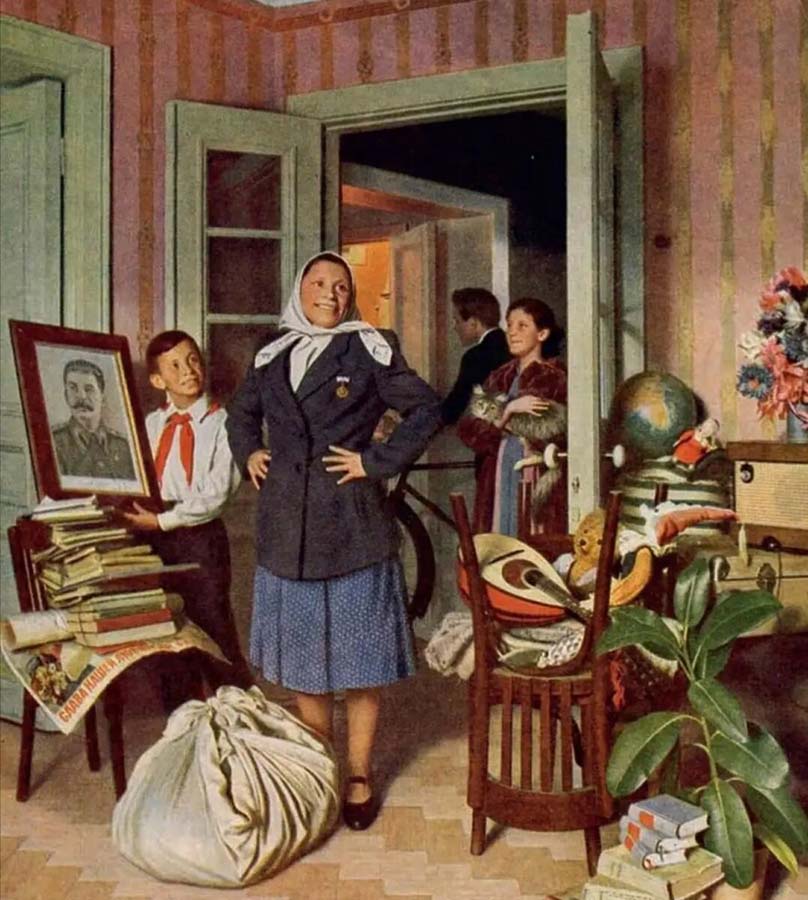 Спасибо тов. Сталину за новую квартиру!