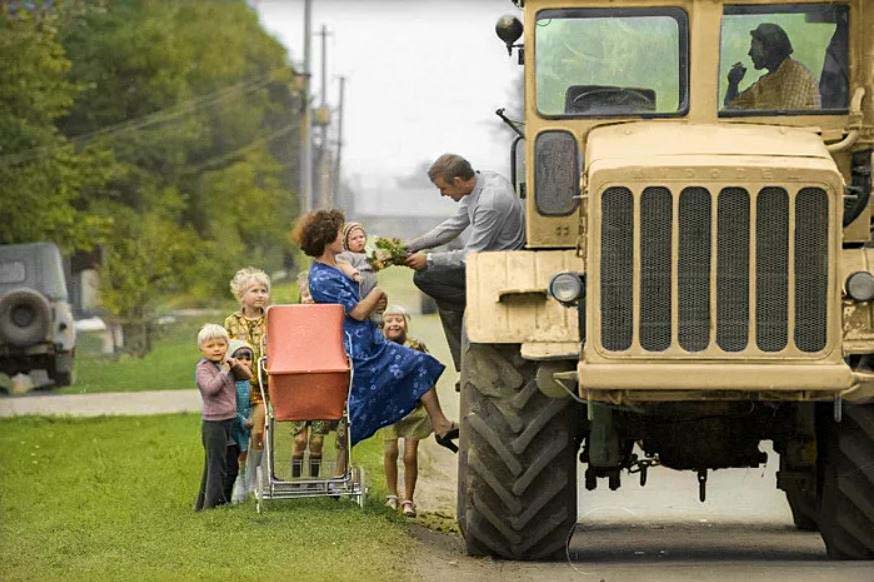 Наш папа тракторист