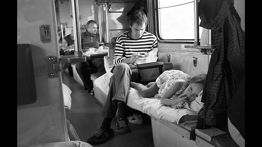 В плацкартном вагоне